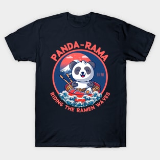 Kawaii Panda Meets Ramen Paradise T-Shirt